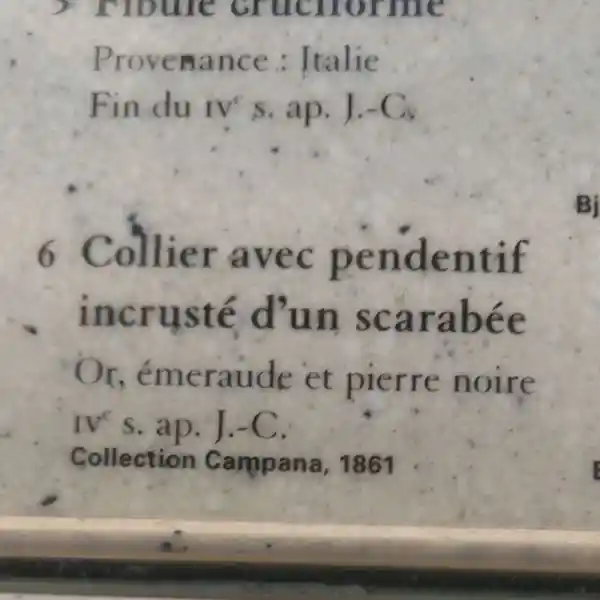 Scarab pendant with cross